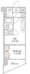 ルミーク本町ウェストの物件間取画像